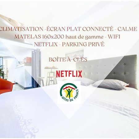 Studio, Lit Queen Size, NETFLIX et WIFI, parking, HYPERCENTRE a 400m, lave vaisselle, arrivee tardive possible avec boite a cles Albertville Extérieur photo